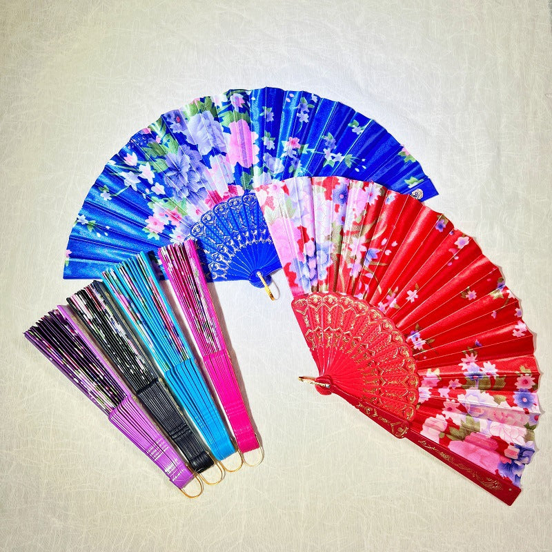 Ventilator Pliabil pentru Femei cu Design Floral Colorat 7