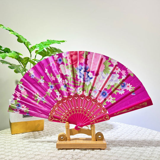 Ventilator Pliabil pentru Femei cu Design Floral Colorat 9