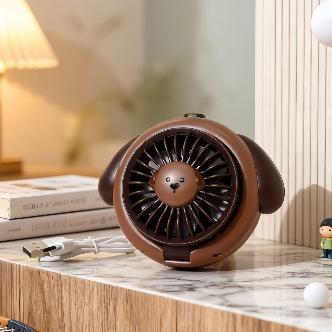 Ventilator Portabil Jucăuș pentru Femei cu Design Creativ 5