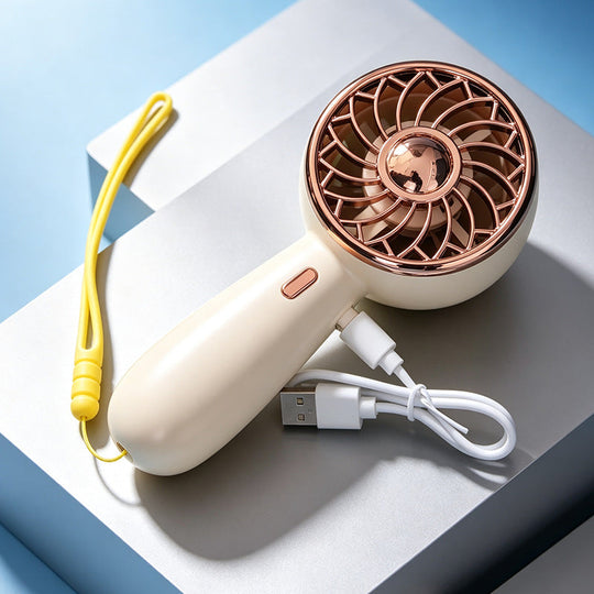Ventilator Portabil Pentru Femei Cu Design Modern 2