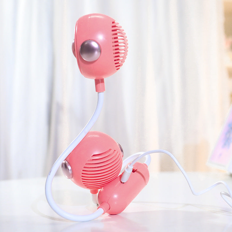 Ventilator Portabil USB cu Suport Flexibil pentru Femei 3