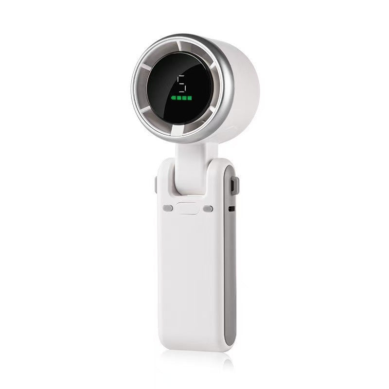 Ventilator Portabil Unisex Compact cu Afișaj Digital și Reîncărcare USB 0