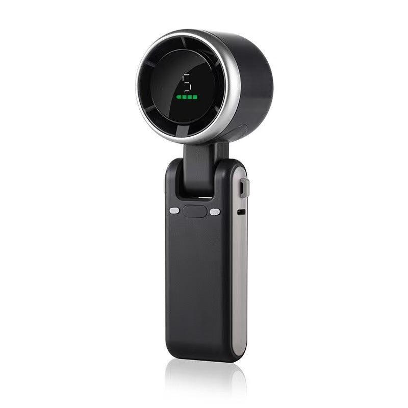 Ventilator Portabil Unisex Compact cu Afișaj Digital și Reîncărcare USB 1