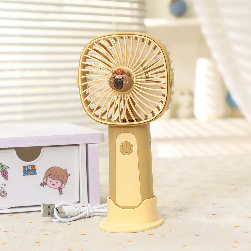 Ventilator Portabil Unisex Compact cu LED și Baterie Reîncărcabilă 17