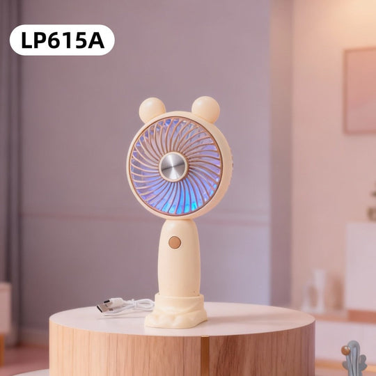 Ventilator Portabil Unisex Compact cu LED și Baterie Reîncărcabilă 6