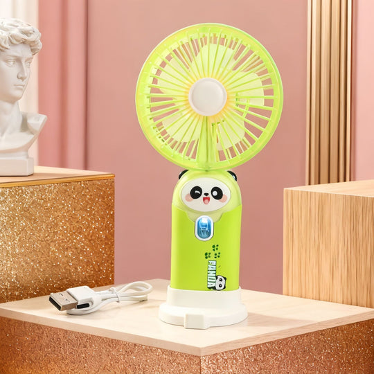 Ventilator Portabil Unisex Compact cu LED și Baterie Reîncărcabilă 8