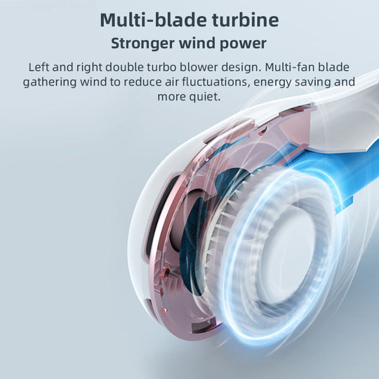 Ventilator Portabil Unisex cu Afișaj LCD și Motor Silențios pentru Răcire Eficientă 2