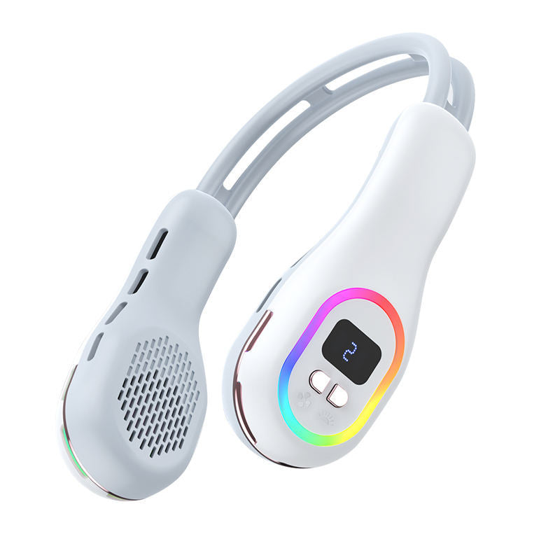 Ventilator Portabil Unisex cu Afișaj LCD și Motor Silențios pentru Răcire Eficientă 5