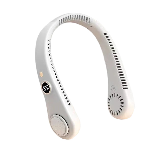 Ventilator Portabil Unisex pentru Gât cu 5 Viteze și Design Fără Lame 0