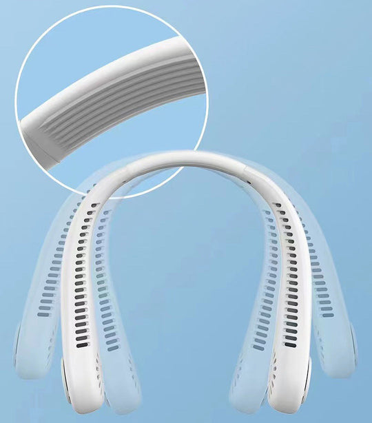 Ventilator Portabil Unisex pentru Gât cu 5 Viteze și Design Fără Lame 6