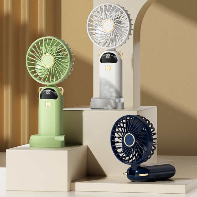 Ventilator Portabil cu Afișaj Digital pentru Bărbați și Femei, Design Pliabil și Viteze Reglabile 1
