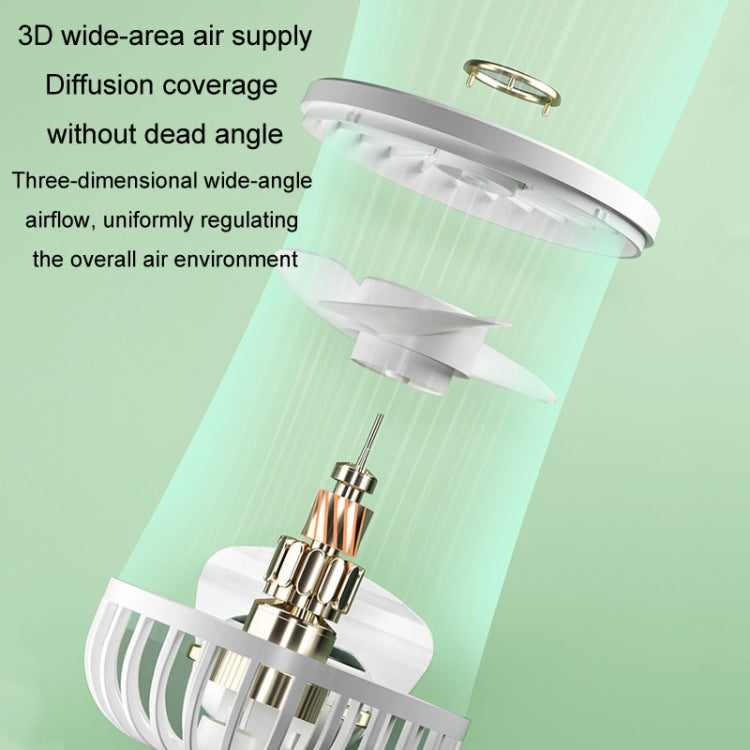 Ventilator Portabil cu Afișaj Digital pentru Bărbați și Femei, Design Pliabil și Viteze Reglabile 3