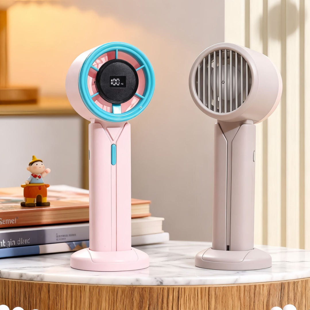 Ventilator Portabil cu Afișaj Digital pentru Femei 3