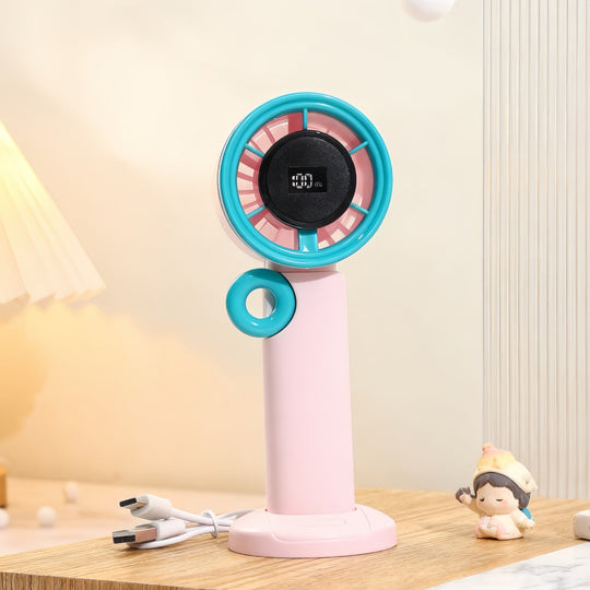 Ventilator Portabil cu Afișaj Digital pentru Femei 5