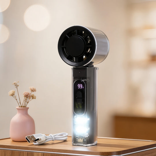 Ventilator Portabil cu Afișaj Digital pentru Femei 5