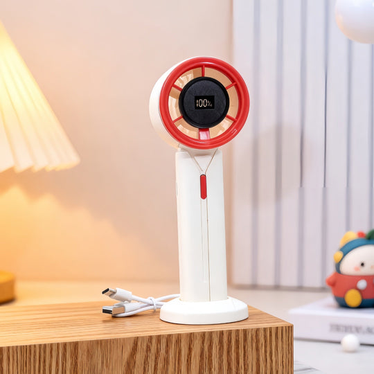 Ventilator Portabil cu Afișaj Digital pentru Femei 8