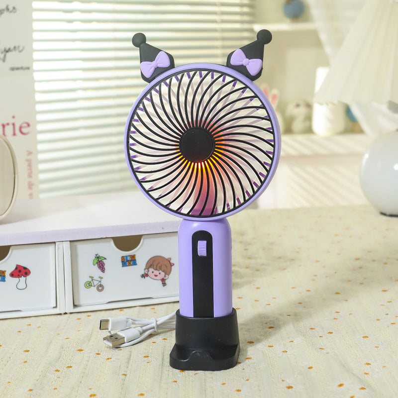 Ventilator Portabil cu Iluminare LED pentru Femei 10