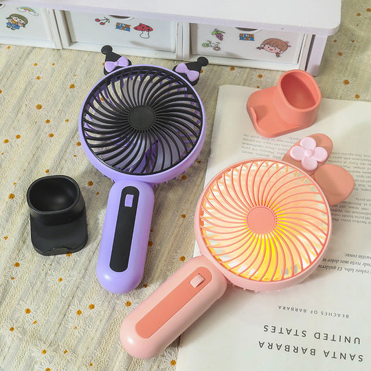 Ventilator Portabil cu Iluminare LED pentru Femei 3