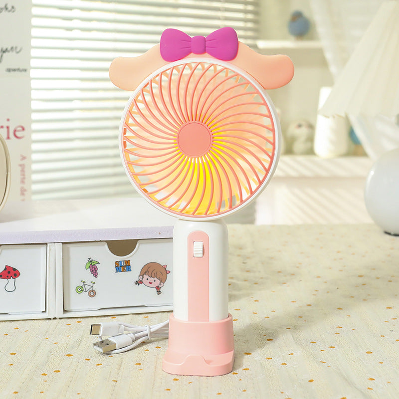 Ventilator Portabil cu Iluminare LED pentru Femei 6