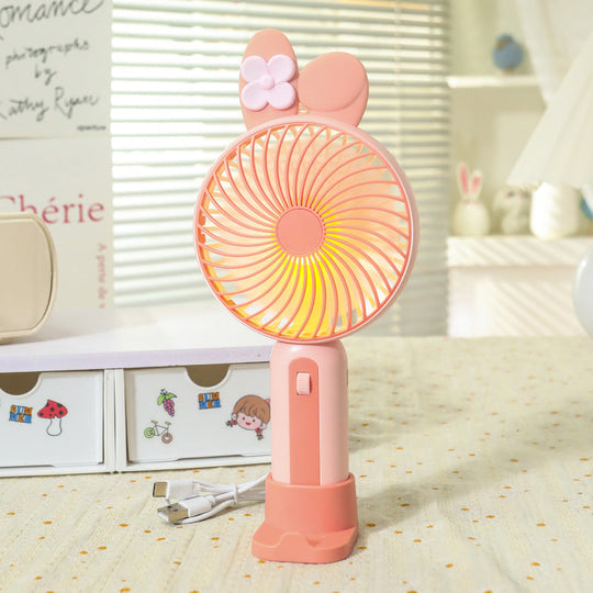 Ventilator Portabil cu Iluminare LED pentru Femei 8