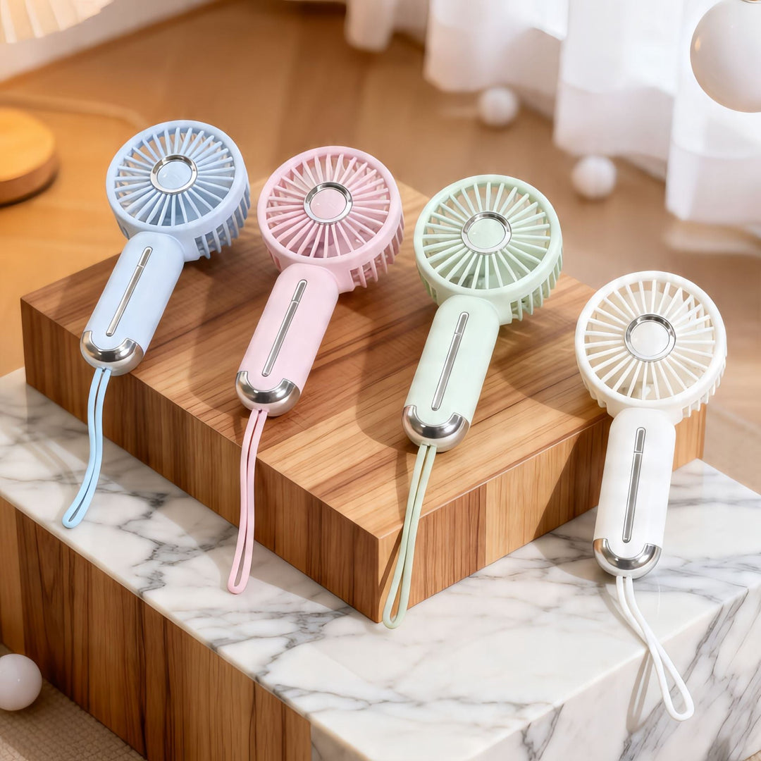 Ventilator Portabil cu Mâner Ergonomic pentru Femei 3