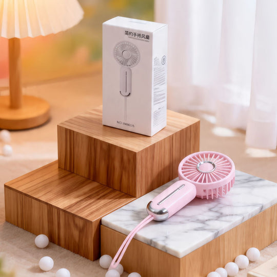 Ventilator Portabil cu Mâner Ergonomic pentru Femei 4