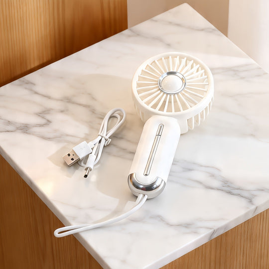 Ventilator Portabil cu Mâner Ergonomic pentru Femei 5