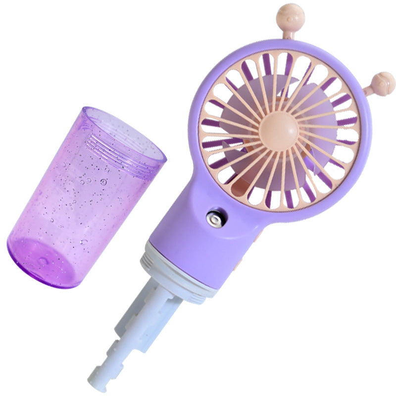 Ventilator Portabil cu Pulverizare pentru Femei, Design Compact și Ușor 4