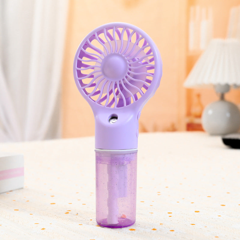 Ventilator Portabil cu Pulverizare pentru Femei, Design Compact și Ușor 9