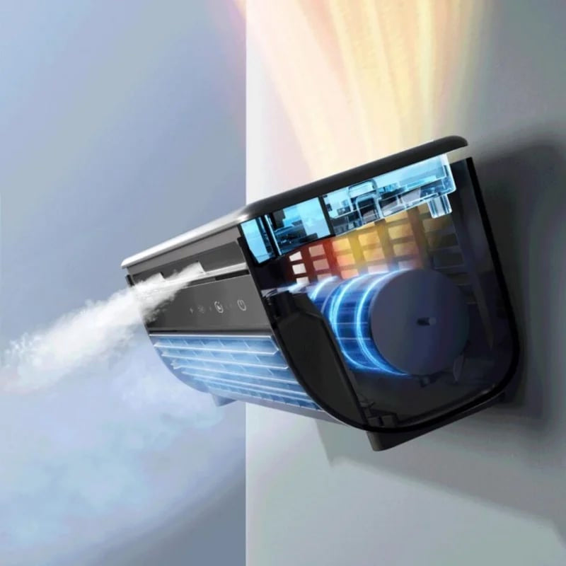 Ventilator Portabil cu Răcire Rapidă pentru Vară Compact 6