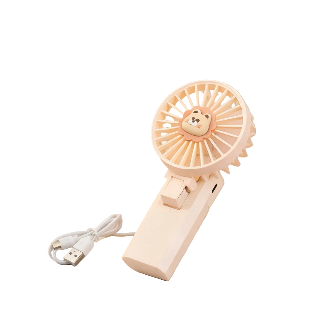 Ventilator Portabil de Mână cu Design de Leu pentru Femei 0