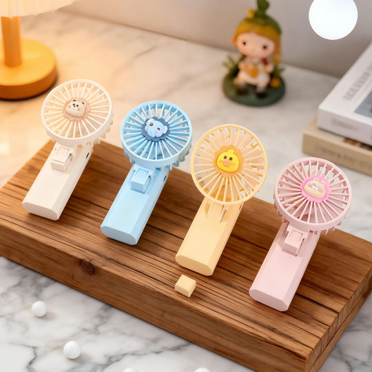 Ventilator Portabil de Mână cu Design de Leu pentru Femei 4