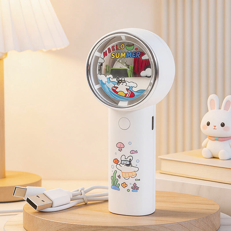 Ventilator Portabil pentru Doamne cu Design Distractiv 9