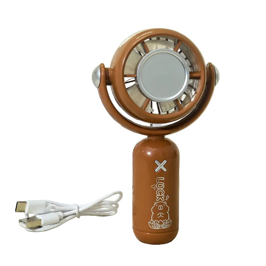 Ventilator Portabil pentru Femei cu Design Compact și Funcție USB 0