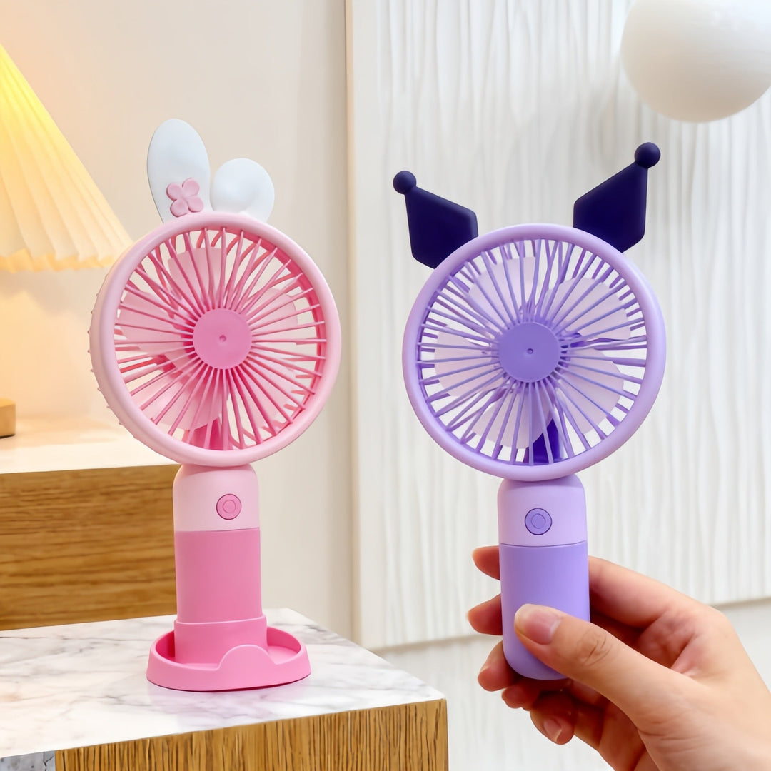 Ventilator Portabil pentru Femei cu Design Drăguț și Motiv de Iepure 1