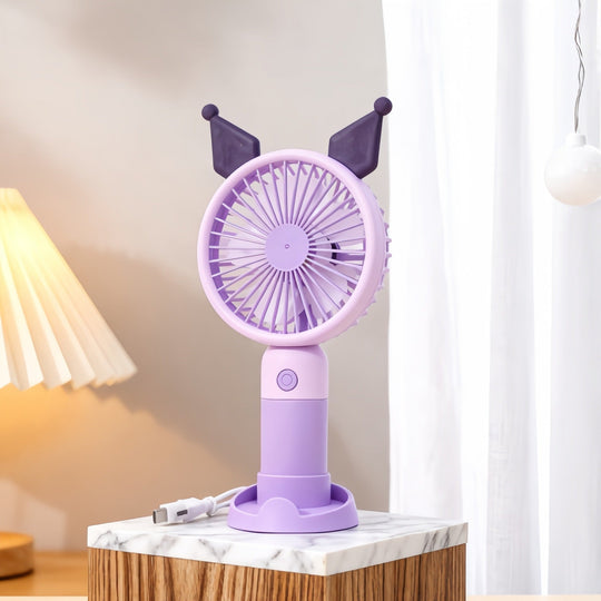 Ventilator Portabil pentru Femei cu Design Drăguț și Motiv de Iepure 6