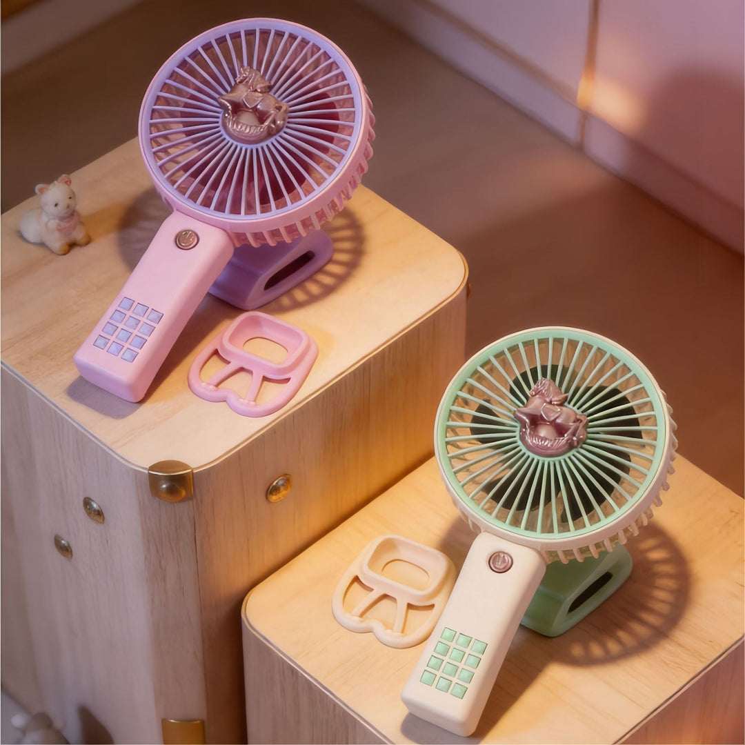 Ventilator Portabil pentru Femei cu Design Unicorn Compact și Ușor 1