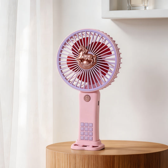Ventilator Portabil pentru Femei cu Design Unicorn Compact și Ușor 5