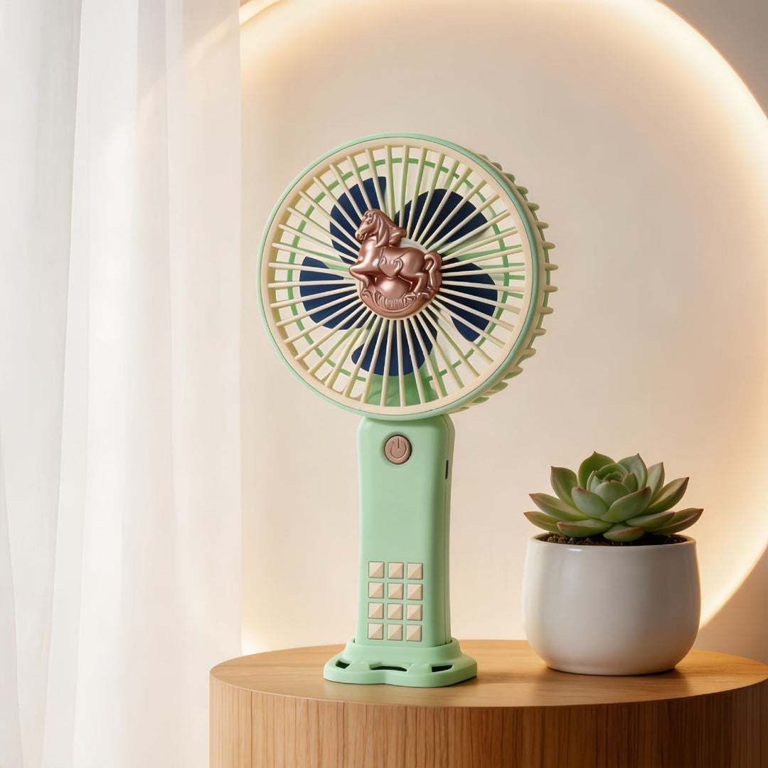 Ventilator Portabil pentru Femei cu Design Unicorn Compact și Ușor 6