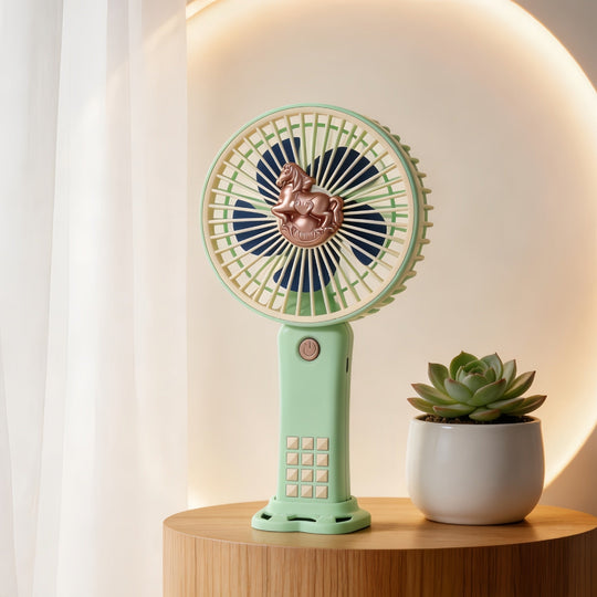 Ventilator Portabil pentru Femei cu Design Unicorn Compact și Ușor 6