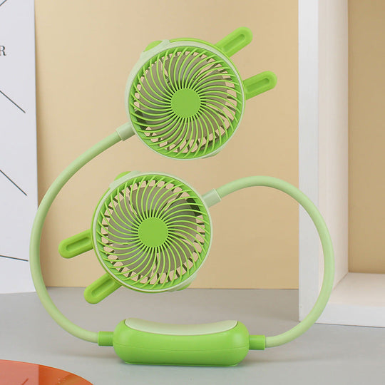 Ventilator Portabil pentru Gât Femei, Răcire Ușor de Purtați 9