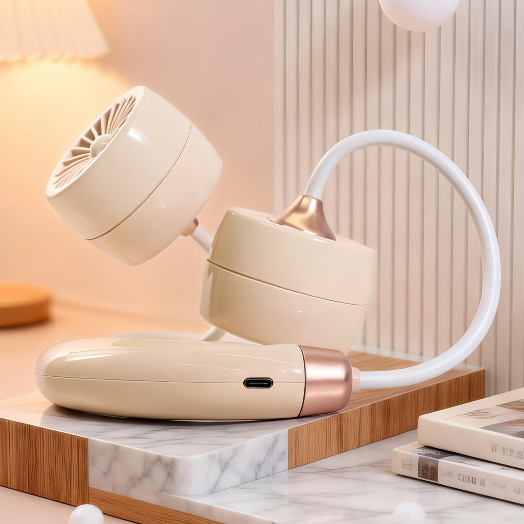 Ventilator Portabil pentru Gât Modern cu Design Flexibil 3