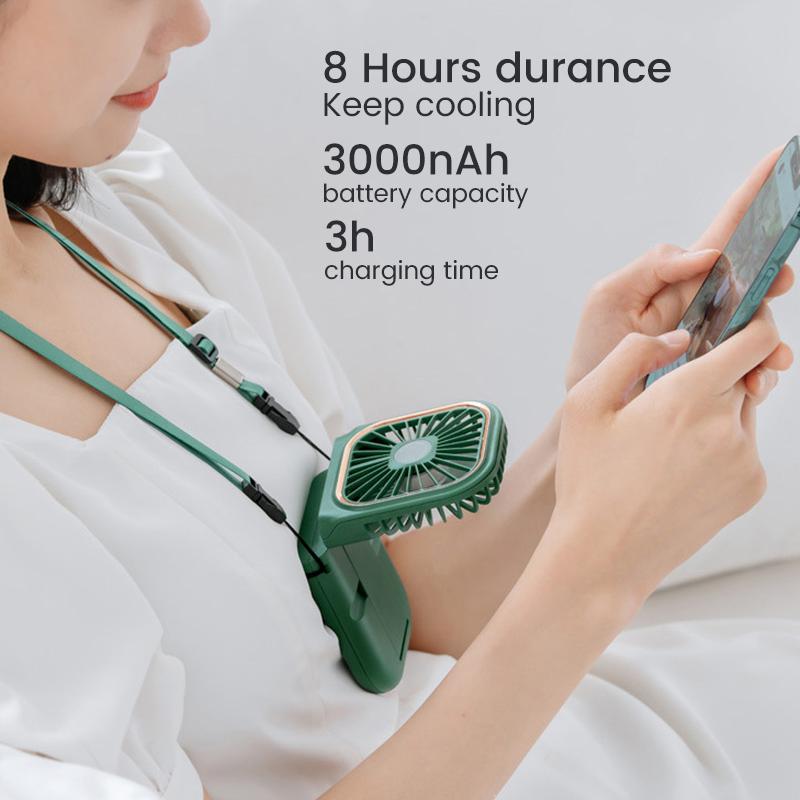 Ventilator Portabil pentru Gât Multifuncțional cu Design Modern 3