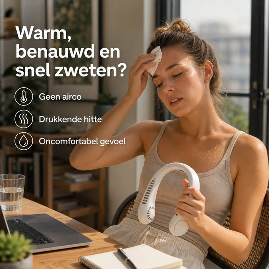 Ventilator Portabil pentru Gât cu Viteză Reglabilă Unisex 2