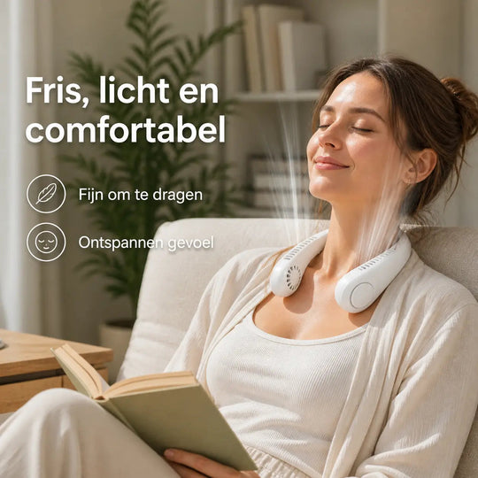 Ventilator Portabil pentru Gât cu Viteză Reglabilă Unisex 7