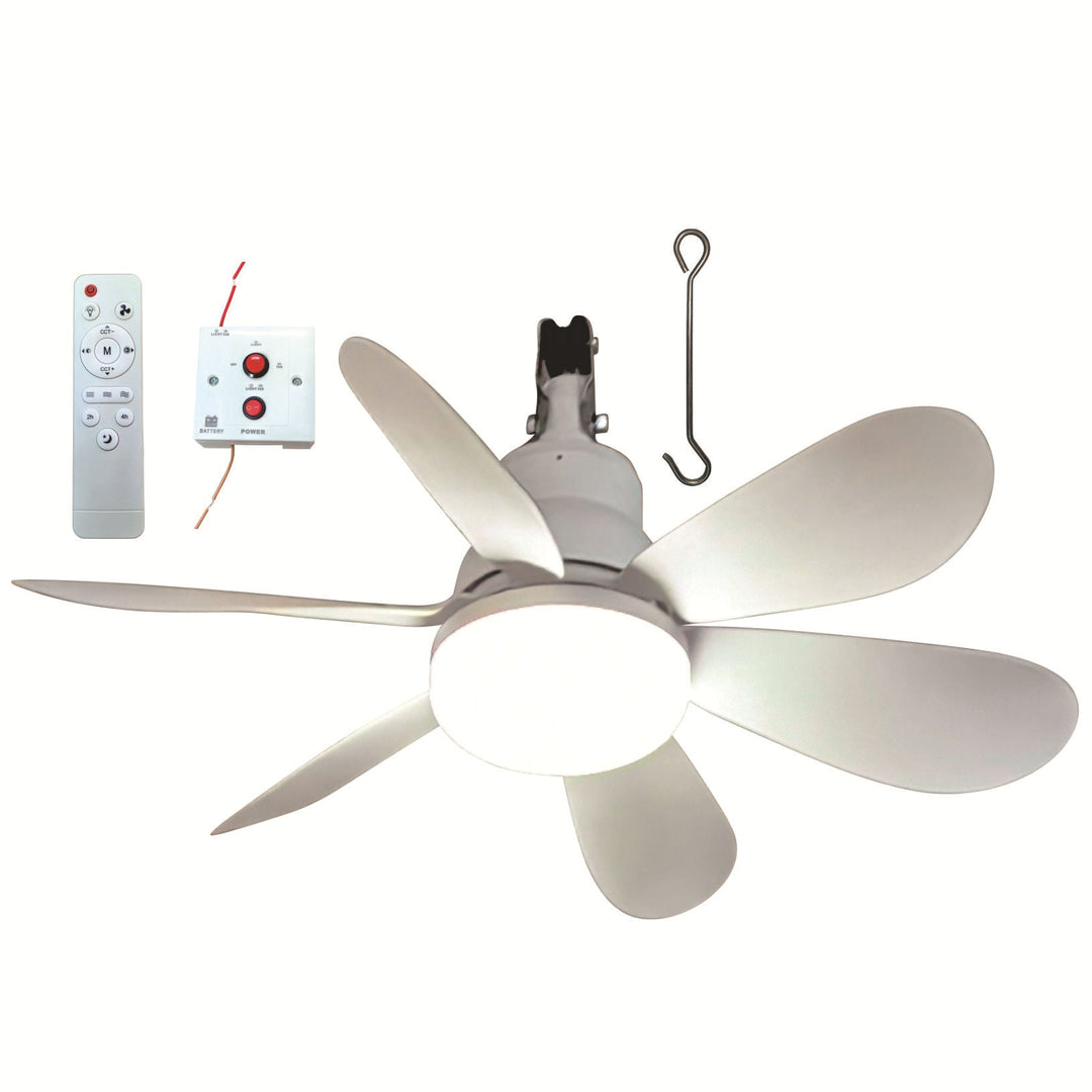 Ventilator Tavan Cu Lumină LED Integrată Și Telecomandă Modern 0