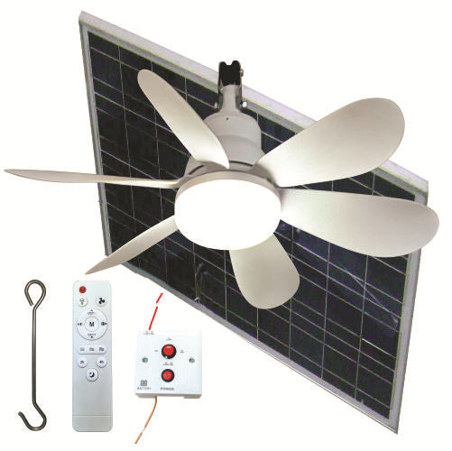 Ventilator Tavan Cu Lumină LED Integrată Și Telecomandă Modern 1