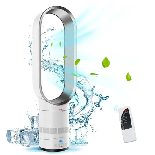 Ventilator Turn Fără Lame Cu Oscilație Reglabilă și Control Wireless 0
