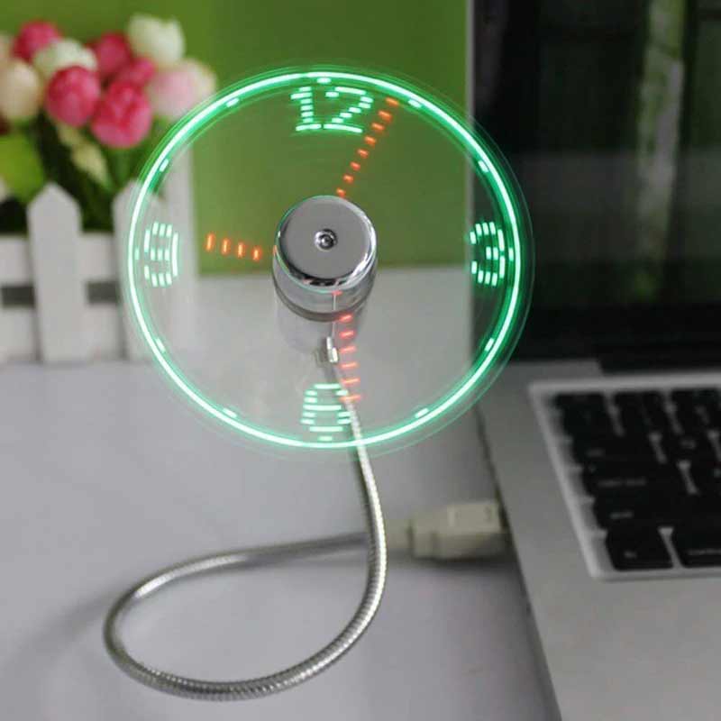 Ventilator USB Flexibil cu LED pentru Birou 0