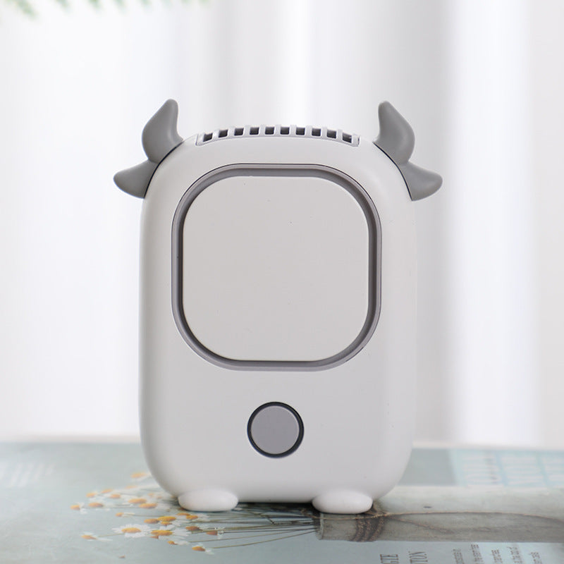 Ventilator USB Portabil Unisex cu Design Vacă Amuzant 0